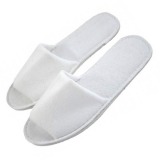 Papuci Frotir Deschisi cu Talpa Eva - Prima Terry Cotton Slippers with Opened Toe